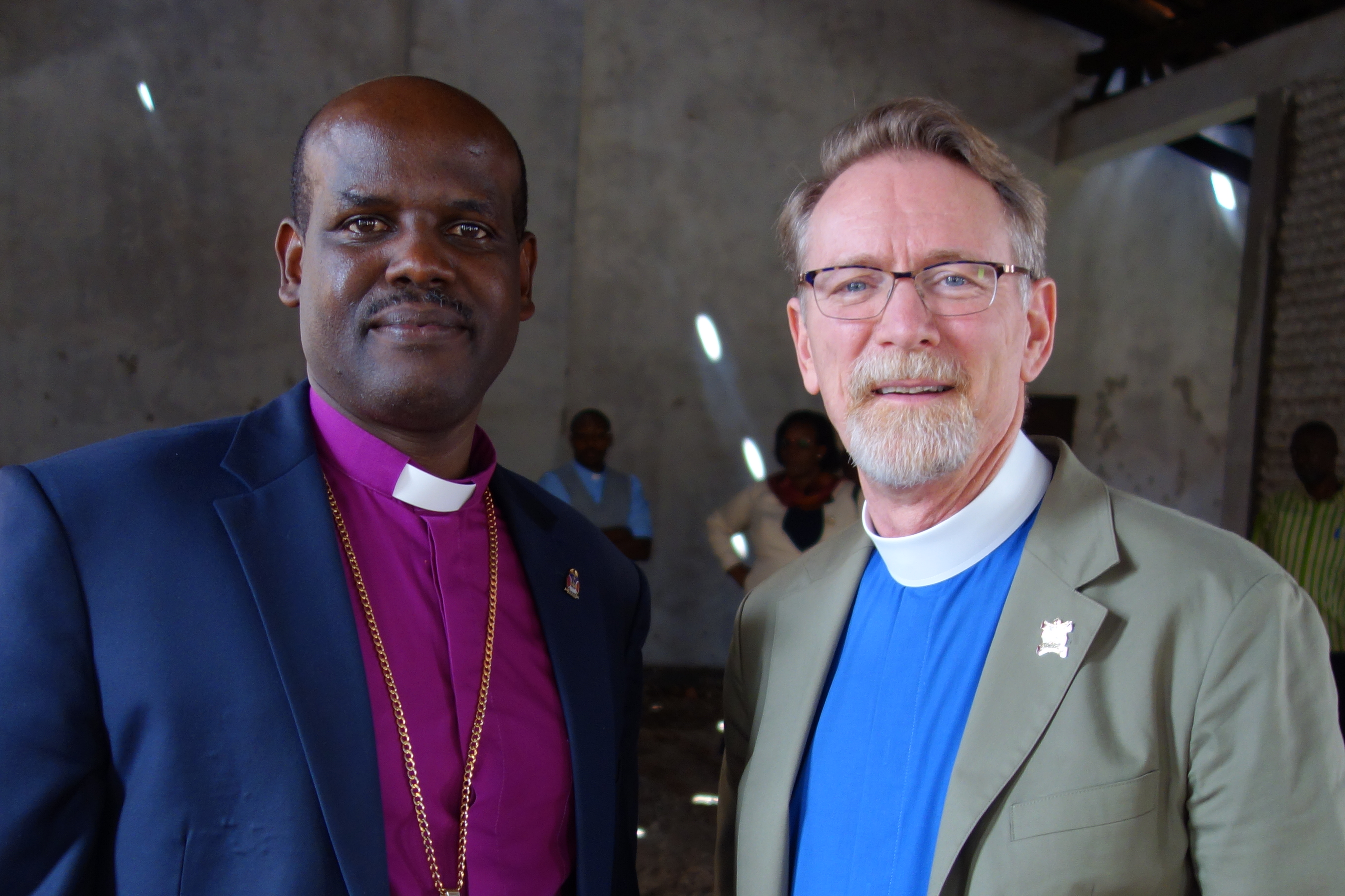 Bishop Sam and Canon Jay